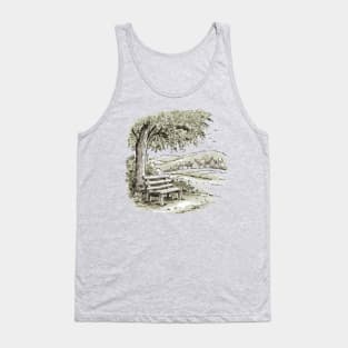 Hand Sketched Tank Top